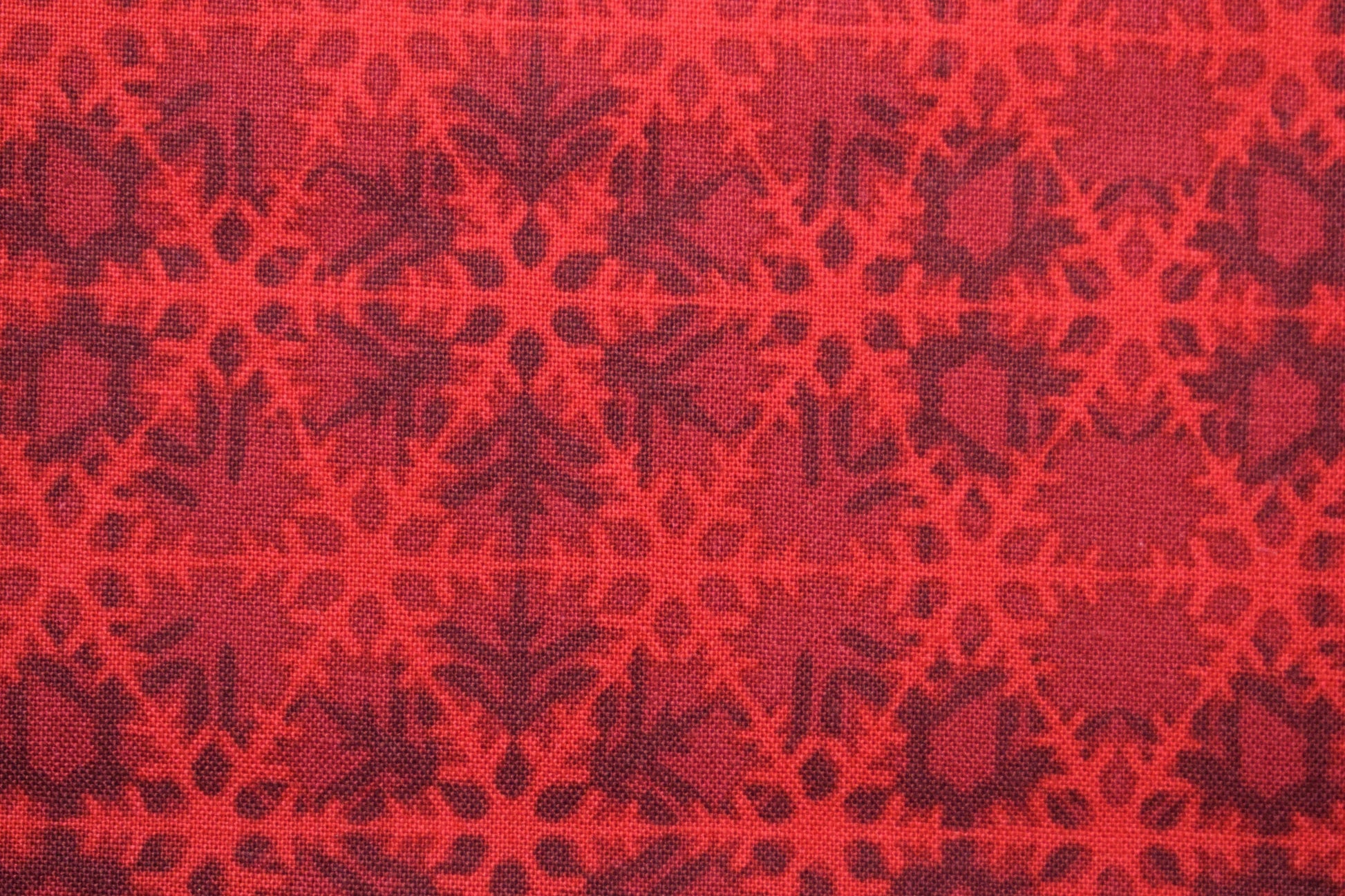 Red lattice fabric, Celestial Winter Fabric , Quilting fabric, Jason Yenter - Price by the Half Metre The Quilt Sanctuary