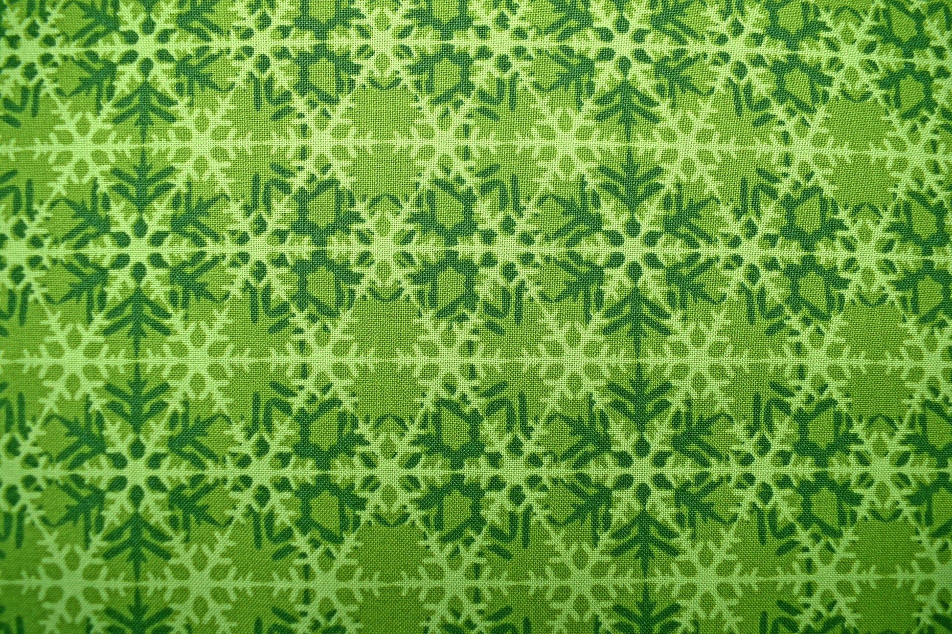 Lime Green lattice fabric, Celestial Winter Fabric , Quilting fabric, Jason Yenter - Price by the Half Metre The Quilt Sanctuary