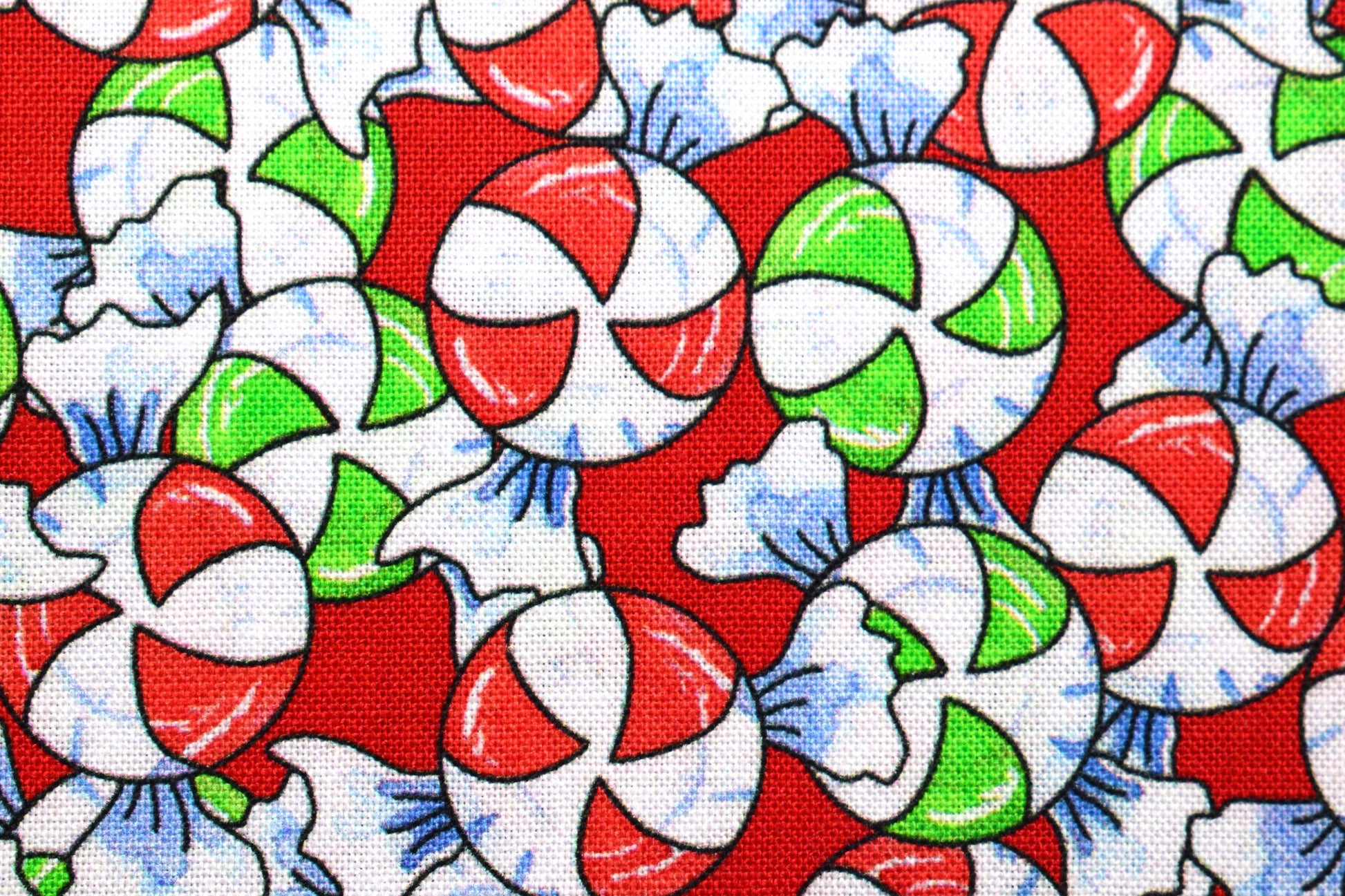 Christmas Candy fabric, Reindeer Antics, Christmas Quilting fabric, price by the half metre The Quilt Sanctuary