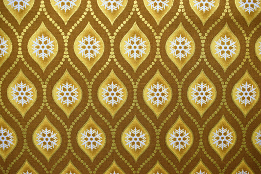 gold geometric fabric, Celestial Winter Fabric , Quilting fabric, Jason Yenter - Price by the Half Metre The Quilt Sanctuary