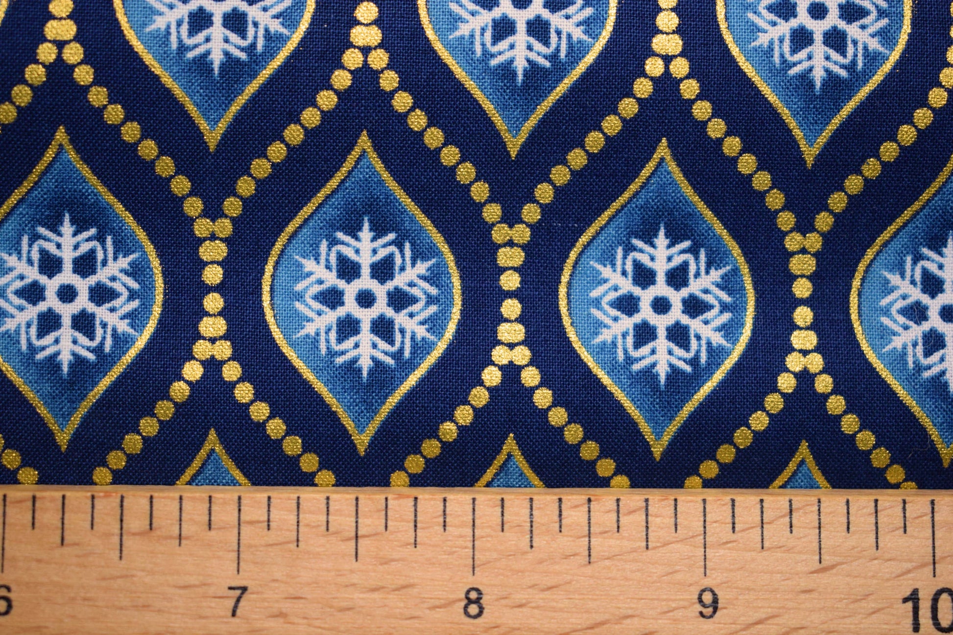 Navy geometric fabric, Celestial Winter Fabric , Quilting fabric, Jason Yenter - Price by the Half Metre The Quilt Sanctuary