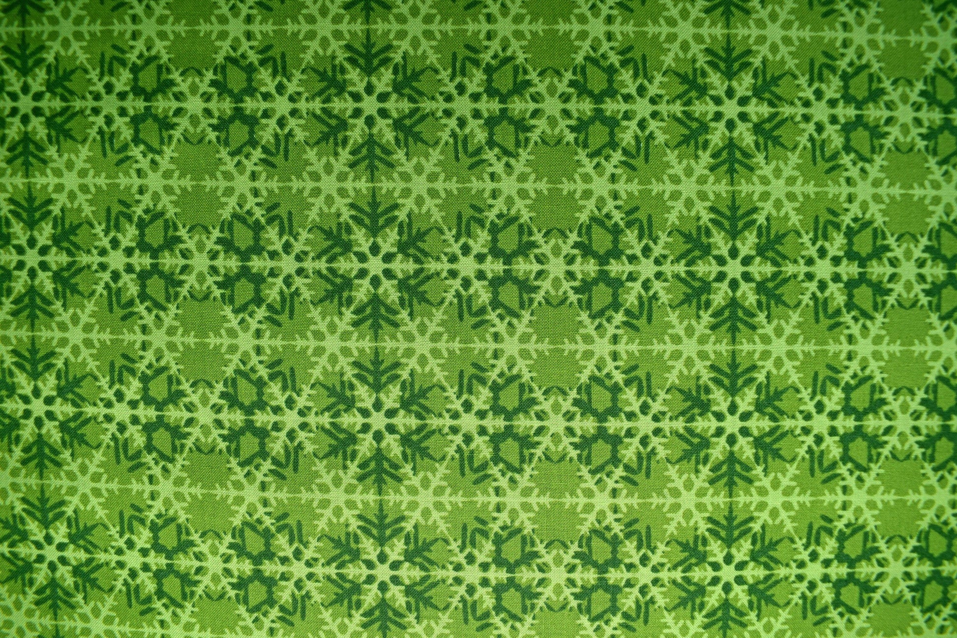 Lime Green lattice fabric, Celestial Winter Fabric , Quilting fabric, Jason Yenter - Price by the Half Metre The Quilt Sanctuary