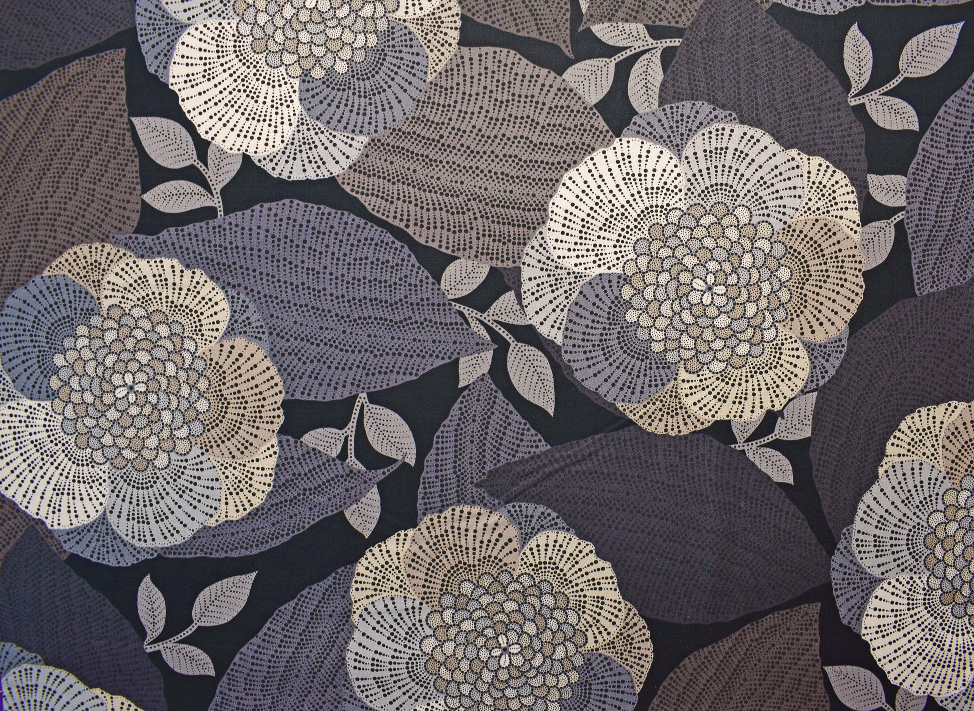 large floral fabric, Sepia Quilting fabric, cotton fabric, Dolce Vita Deborah Edwards - Price by the Half Metre The Quilt Sanctuary