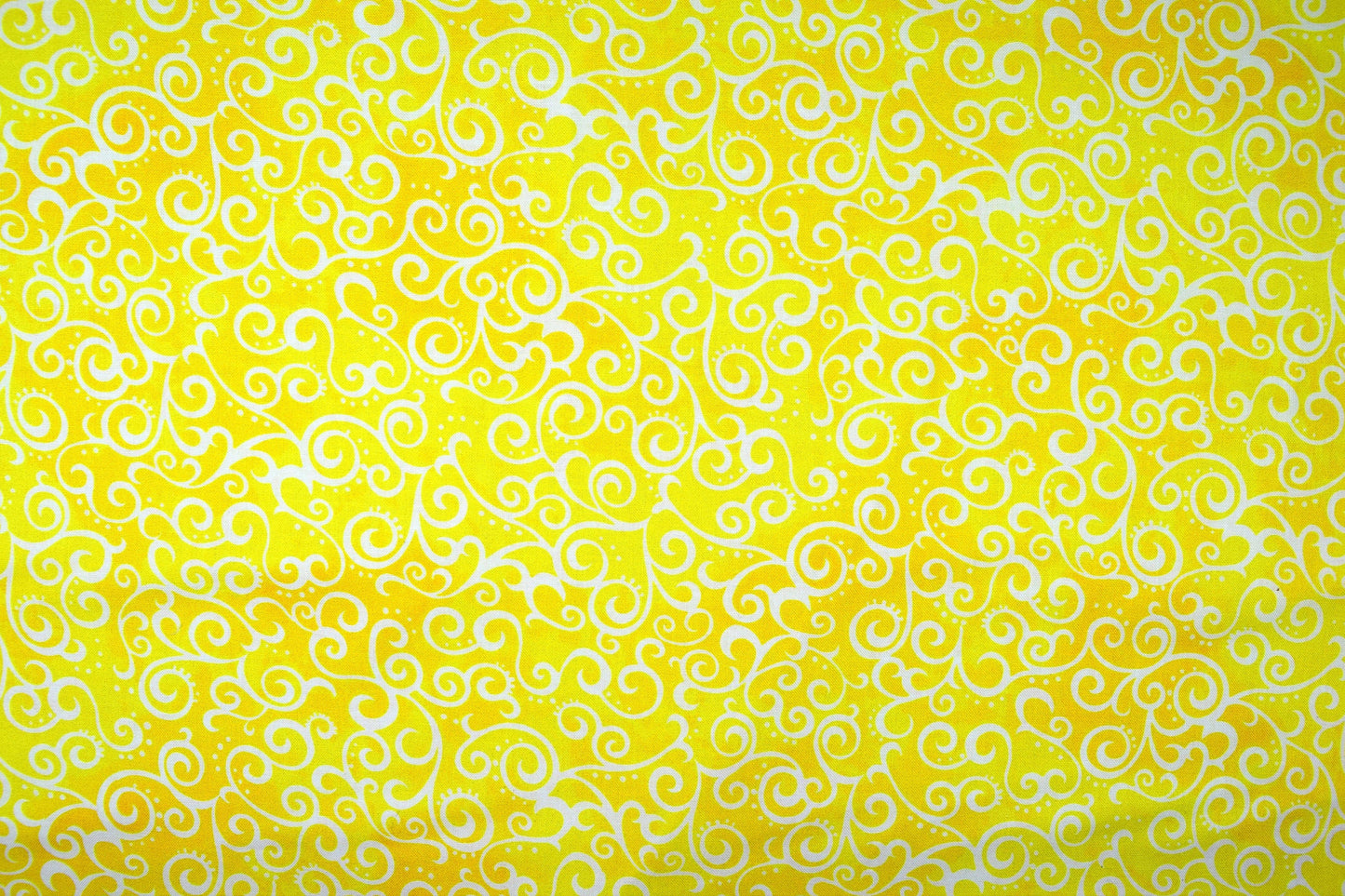 Tonal yellow Extra wide quilt backing fabric, cotton quilting fabric, Ombre Scrolls, price per half metre The Quilt Sanctuary