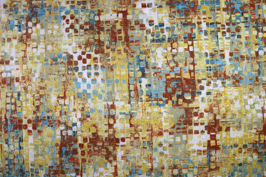 Tan abstract fabric , Geometric Quilting fabric, cotton fabric, Urban reflections - Price by the Half Metre The Quilt Sanctuary