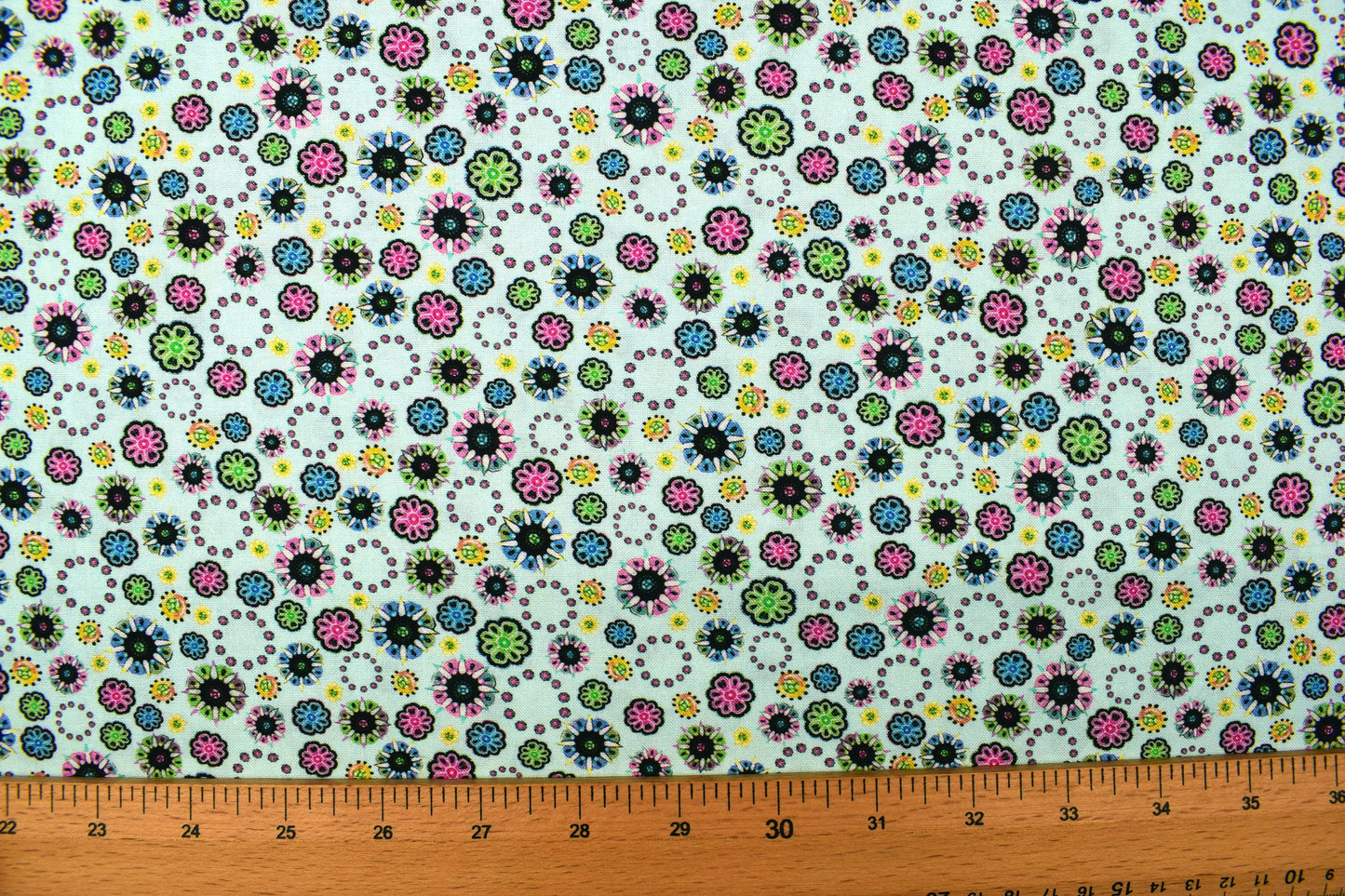Floral medallion fabric, Quilting fabric, cotton fabric, quilting treasures, Fancy Flamingo, Price by the Half Metre The Quilt Sanctuary