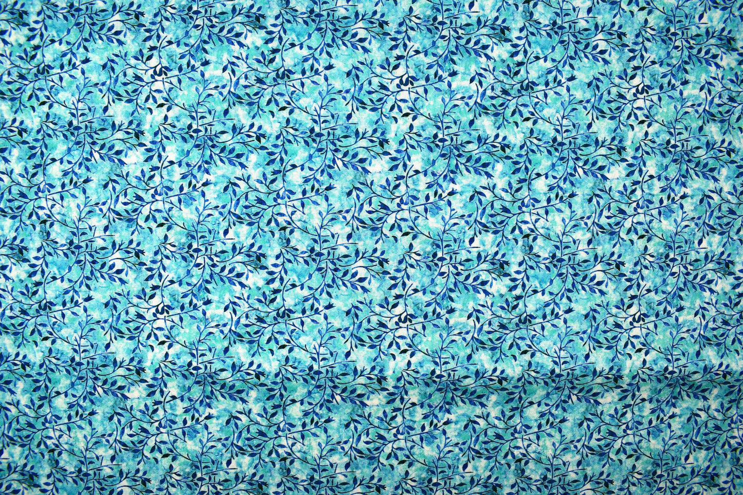 Turquoise Vine fabric, Quilting fabric, cotton fabric, quilting treasures, Mystical, Price by the Half Metre The Quilt Sanctuary