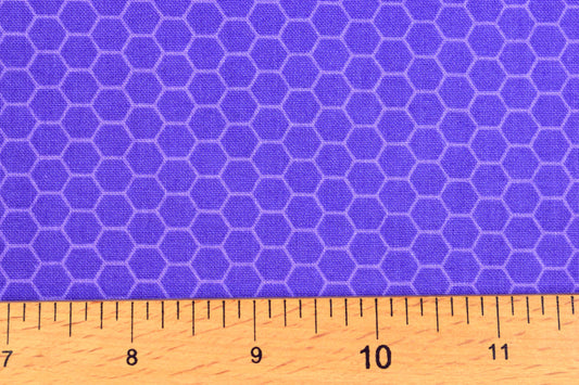 purple honeycomb fabric, Country Garden, chelsea, Quilting fabric, cotton fabric - Price by the Half Metre The Quilt Sanctuary