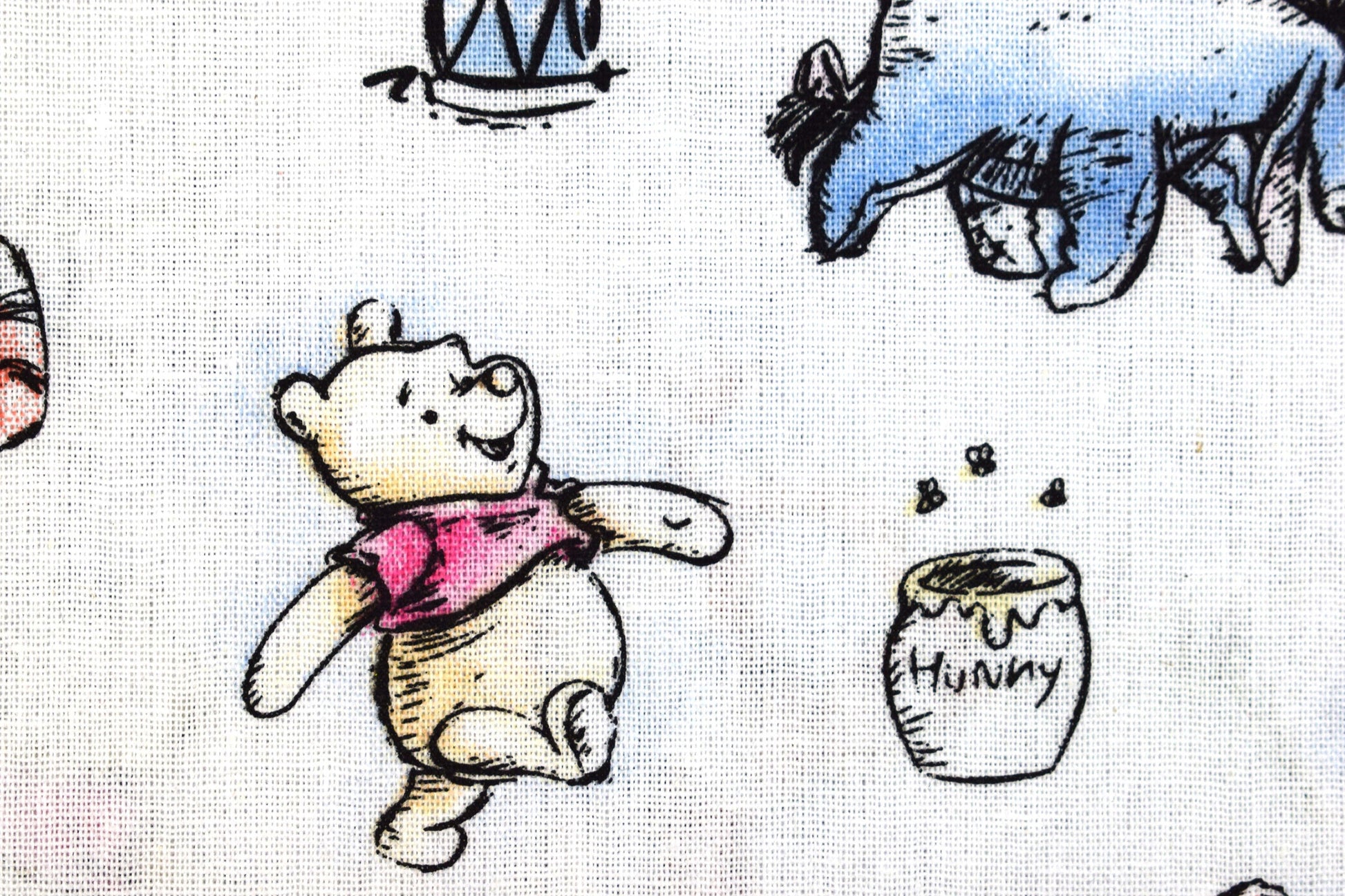 Disney Winnie the pooh and friends Quilting Fabric, Cotton Fabric - Price by the Half Metre The Quilt Sanctuary