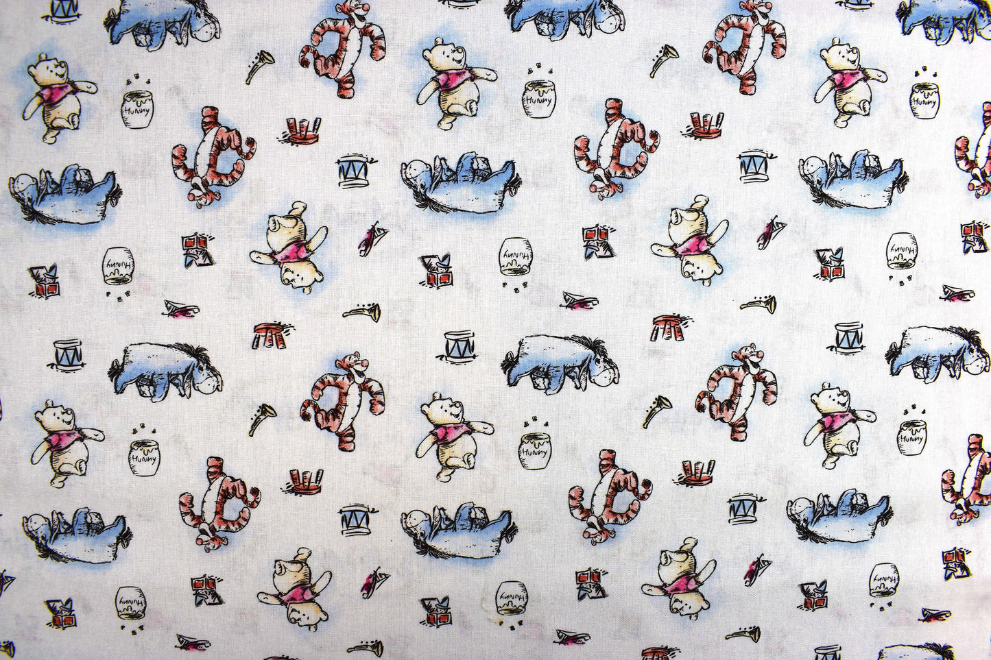 Disney Winnie the pooh and friends Quilting Fabric, Cotton Fabric - Price by the Half Metre The Quilt Sanctuary