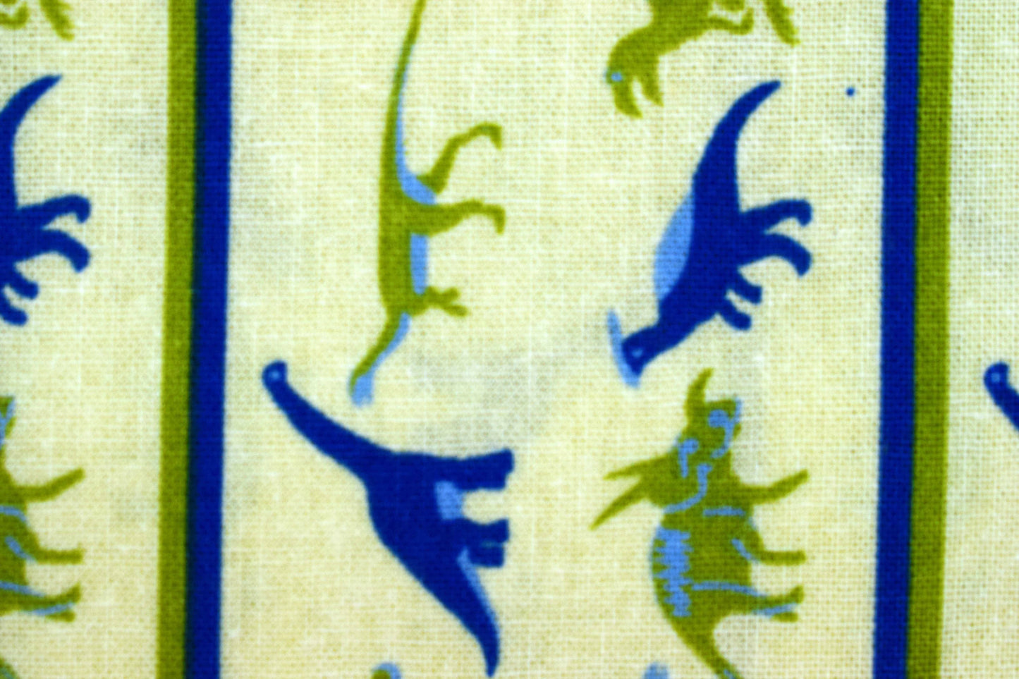 yellow Dinosaur fabric, Quilting fabric, cotton fabric, Childrens fabric - Price by the Half Metre The Quilt Sanctuary