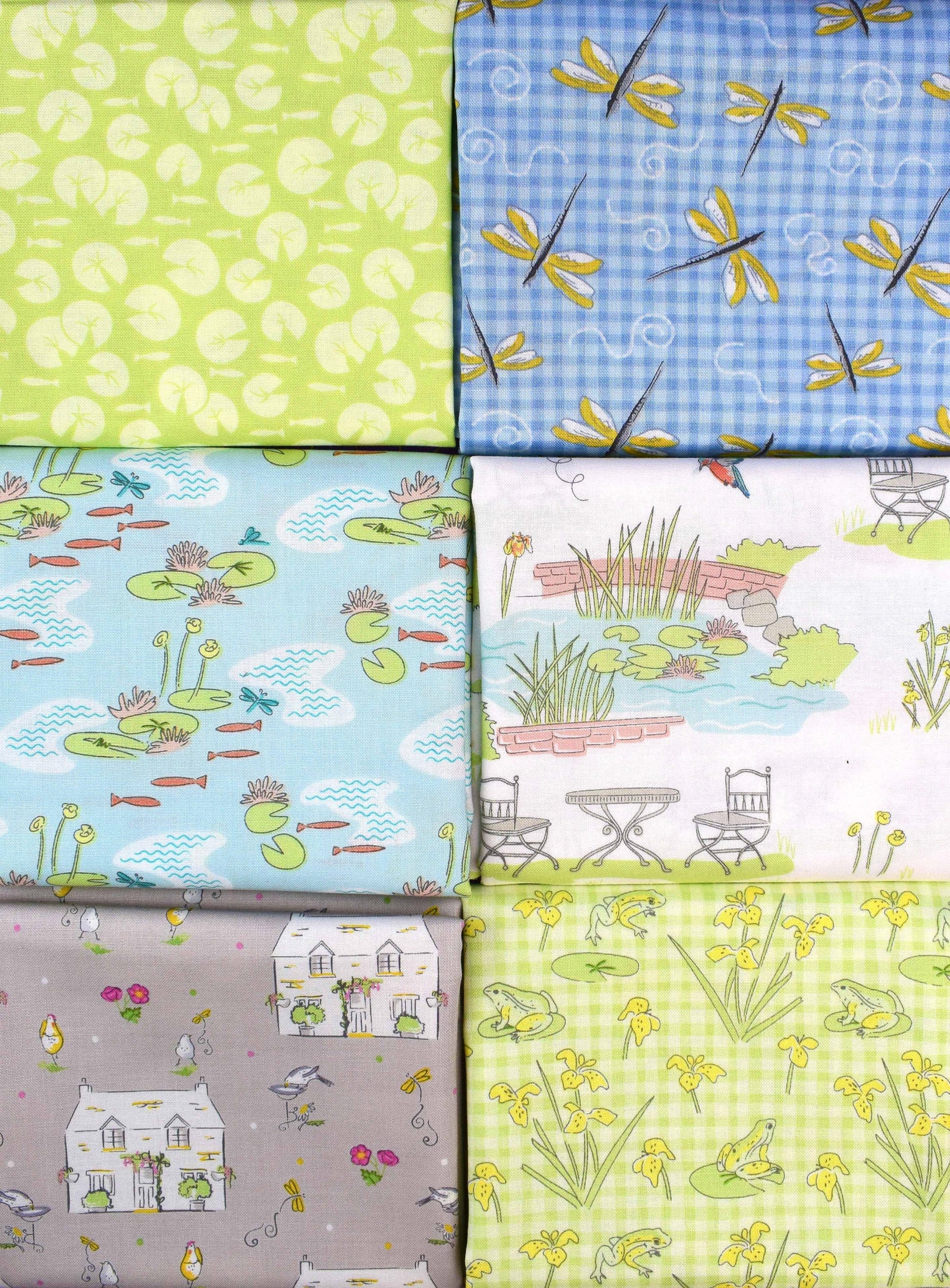 Debbie Shore fabric collection, Quilting fabric bundle, country cottage fabric The Quilt Sanctuary