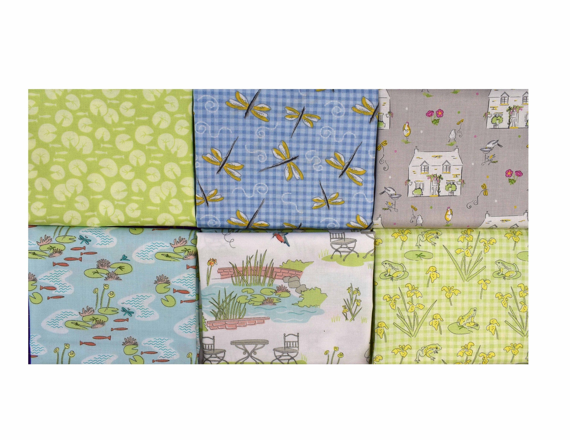 Debbie Shore fabric collection, Quilting fabric bundle, country cottage fabric The Quilt Sanctuary