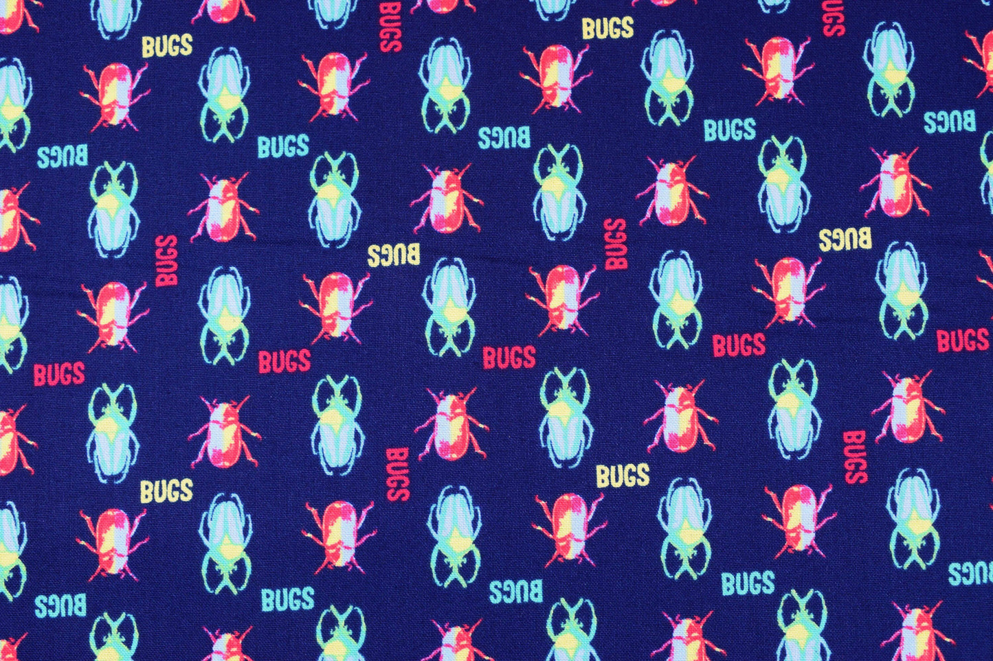 bugs Fabric, cotton quilting fabric, Explore the tropics - Price by the Half Metre The Quilt Sanctuary