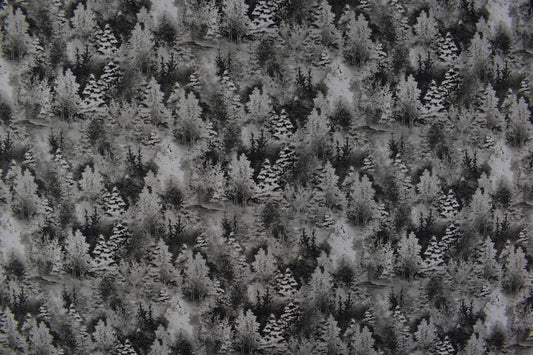 Forest fabric, quilting treasures, quilting fabric, Back home for holidays - Price by the Half Metre The Quilt Sanctuary