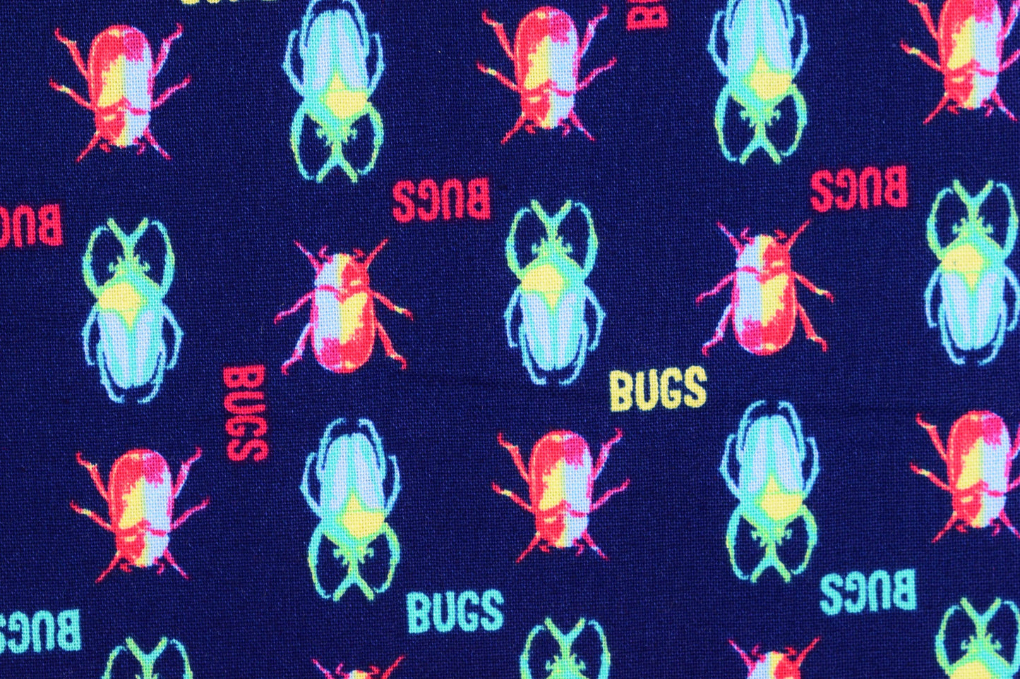 bugs Fabric, cotton quilting fabric, Explore the tropics - Price by the Half Metre The Quilt Sanctuary
