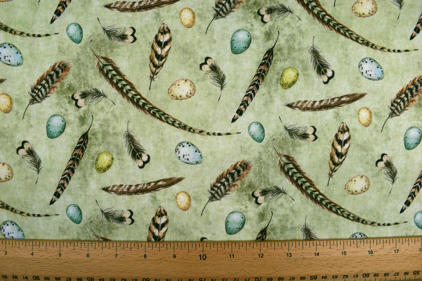 feathers fabric, Quilting fabric, Keys to the Garden - Price by the Half Metre The Quilt Sanctuary