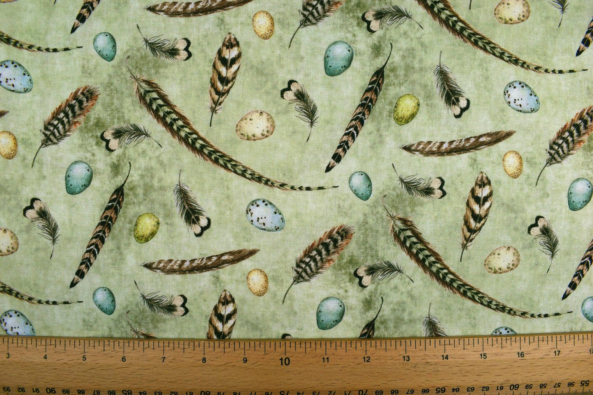 feathers fabric, Quilting fabric, Keys to the Garden - Price by the Half Metre The Quilt Sanctuary