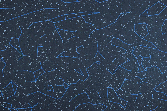 star constellation fabric, space fabric, Quilting fabric, cotton fabric, planetary mission- Price by the Half Metre The Quilt Sanctuary