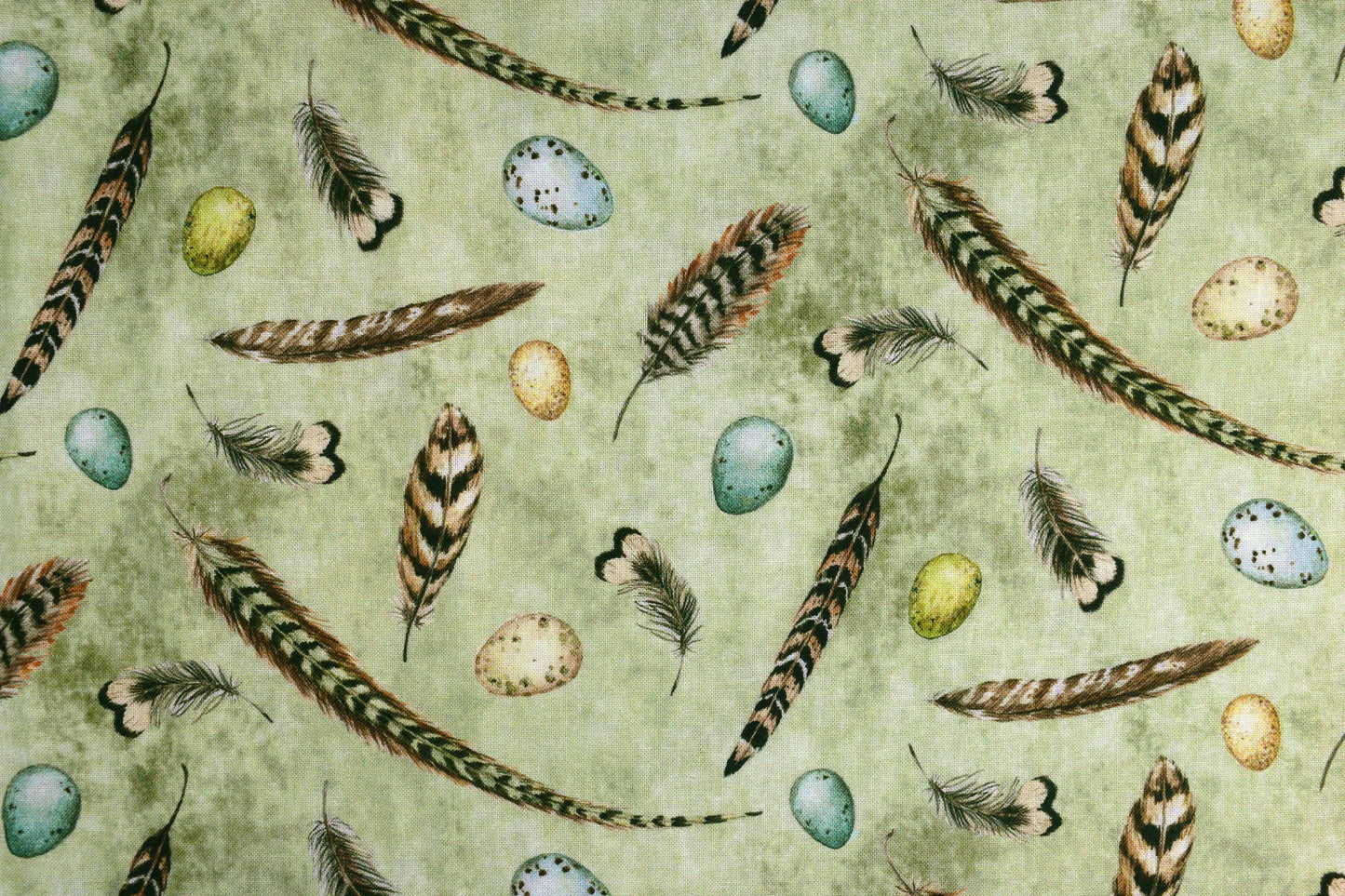 feathers fabric, Quilting fabric, Keys to the Garden - Price by the Half Metre The Quilt Sanctuary