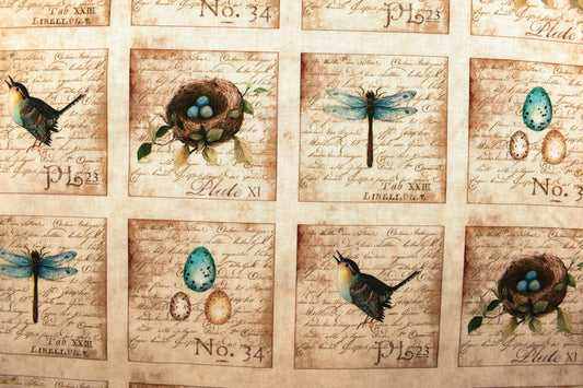 Victorian garden fabric, Quilting fabric, Keys to the Garden - Price by the Half Metre The Quilt Sanctuary