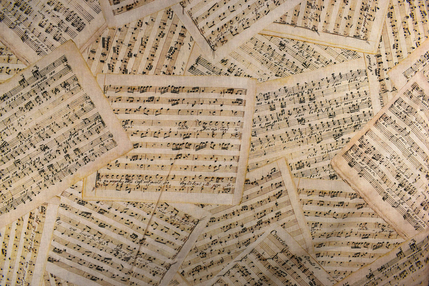 Music Extra wide backing fabric, cotton quilting fabric, price per half metre The Quilt Sanctuary