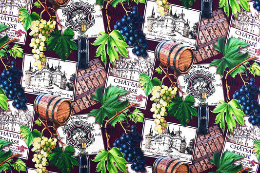Wine Fabric, Quilting fabric, cotton fabric, You had me at Wine - Price by the Half Metre The Quilt Sanctuary