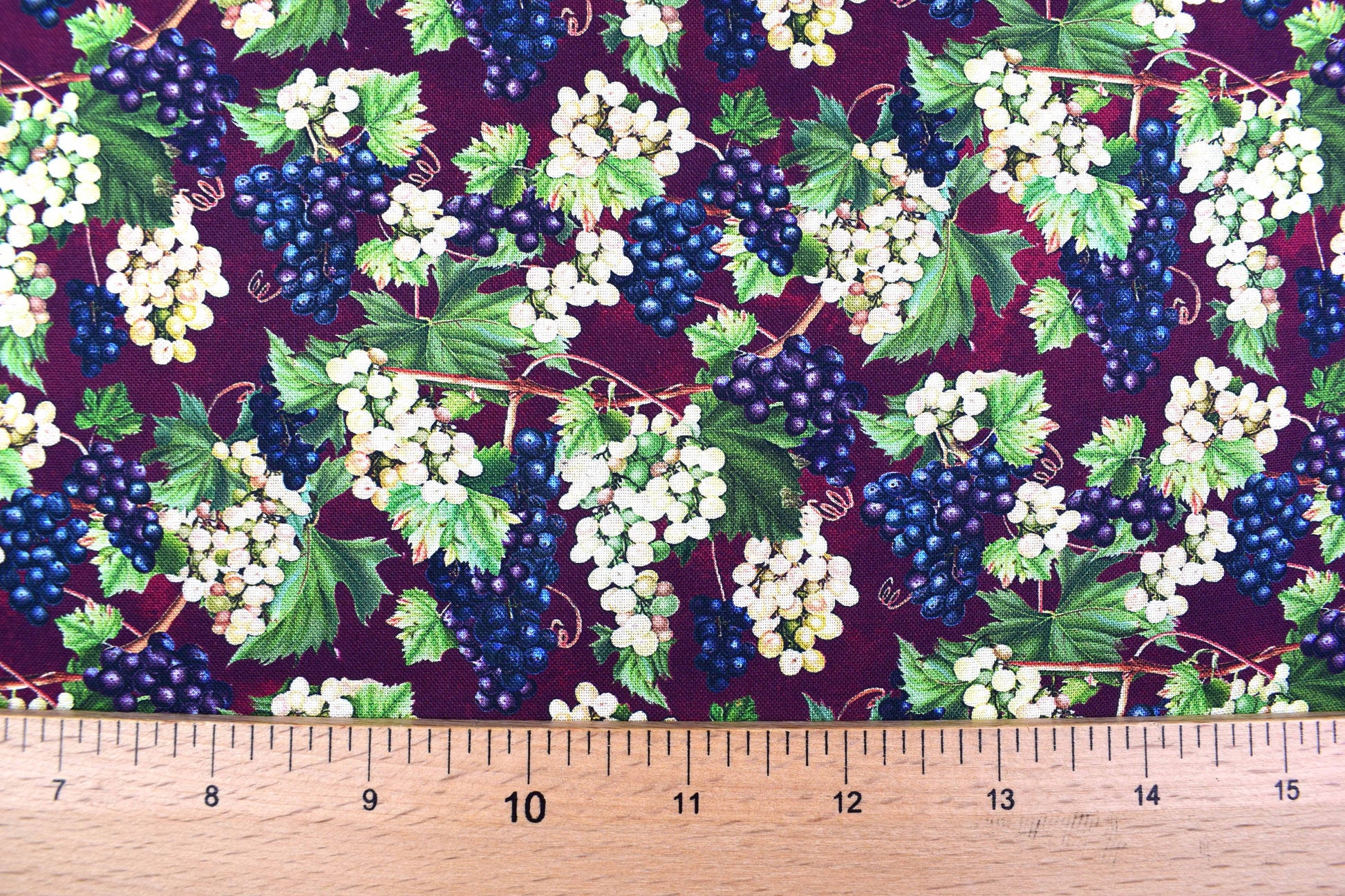 Grapes Fabric, Quilting fabric, cotton fabric, You had me at Wine - Price by the Half Metre The Quilt Sanctuary