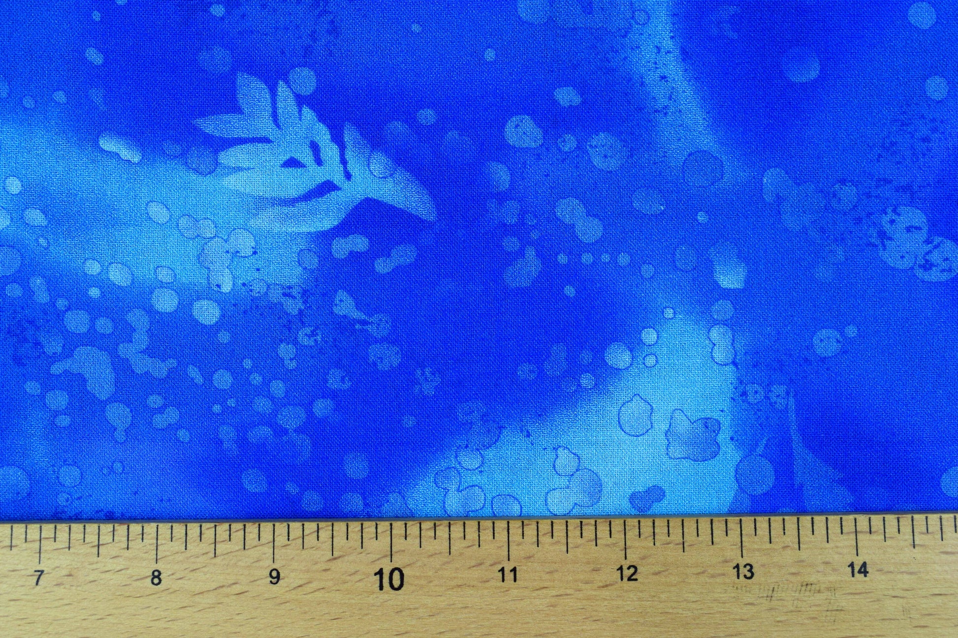 Blue Batik Extra wide quilt backing fabric, cotton quilting fabric, Fossil fern - price per half metre The Quilt Sanctuary