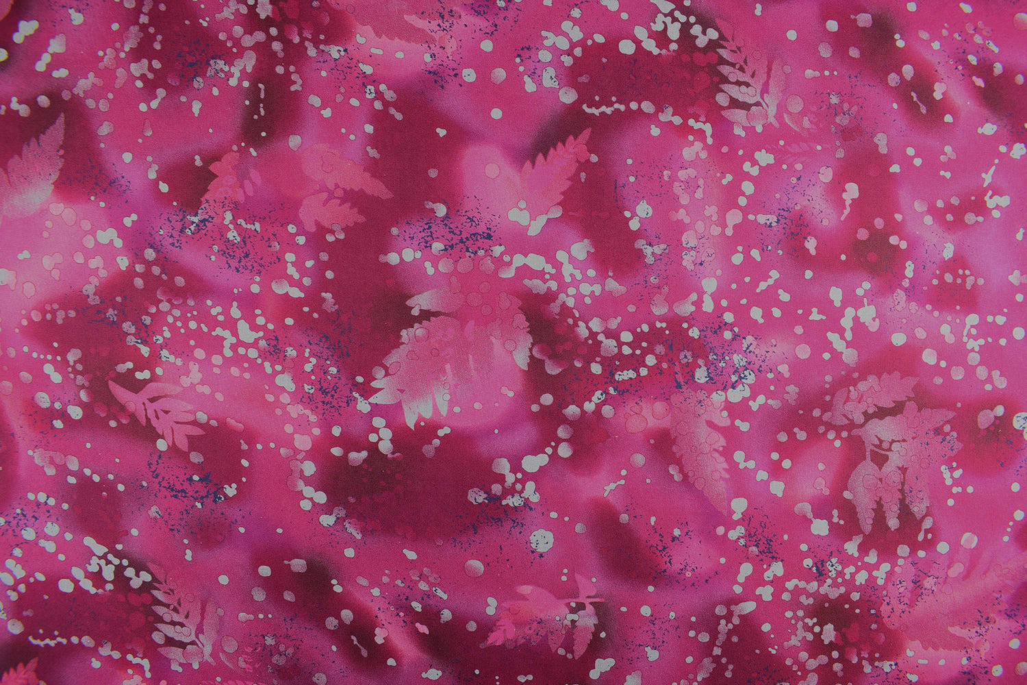 Raspberry Batik Extra wide quilt backing fabric, cotton quilting fabric, Fossil fern - price per half metre The Quilt Sanctuary