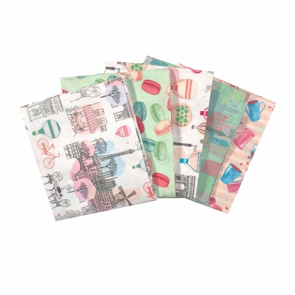 Sketches of Paris fat Quarter Bundle, French fabric, quilting fabric The Quilt Sanctuary