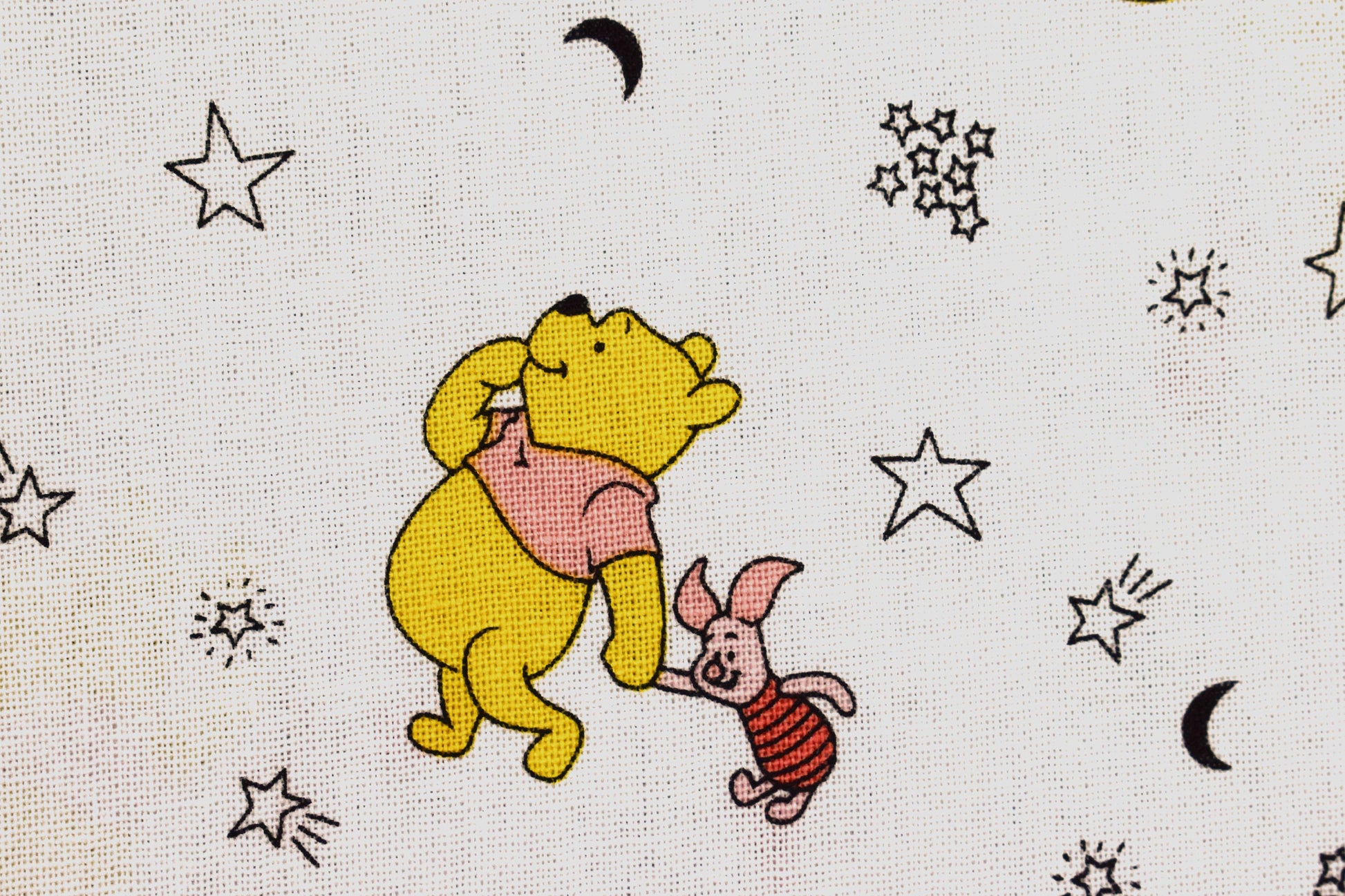 Disney Winnie the pooh and Piglet Quilting Fabric, Cotton Fabric - Price by the Half Metre The Quilt Sanctuary