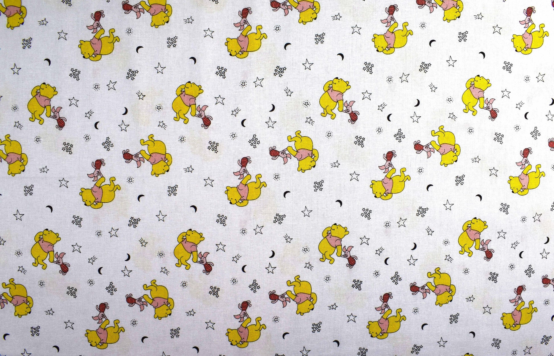 Disney Winnie the pooh and Piglet Quilting Fabric, Cotton Fabric - Price by the Half Metre The Quilt Sanctuary
