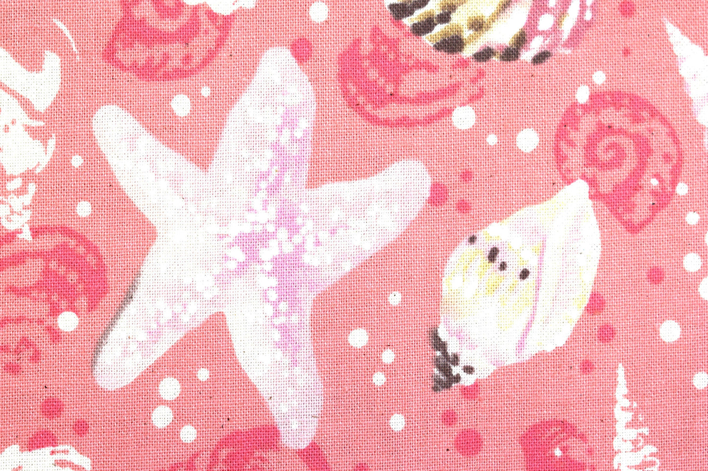 starfish and Shell Fabric, cotton quilting fabric, Sunset Coast - Price by the Half Metre The Quilt Sanctuary