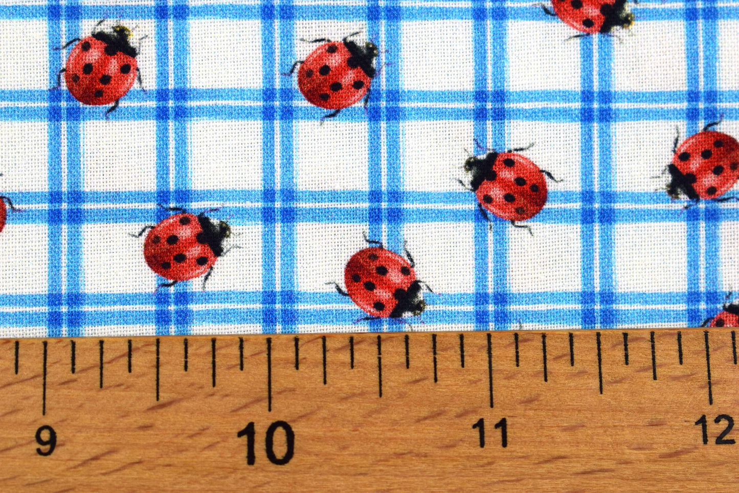 ladybird fabric , Quilting fabric, cotton fabric, Wildflower farm - Price by the Half Metre The Quilt Sanctuary