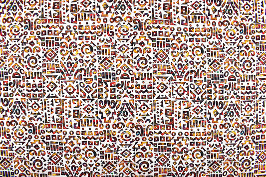 Geometric fabric, native american fabric, Quilting fabric, cotton fabric, quilting treasures, southwest art, Price by the Half Metre The Quilt Sanctuary