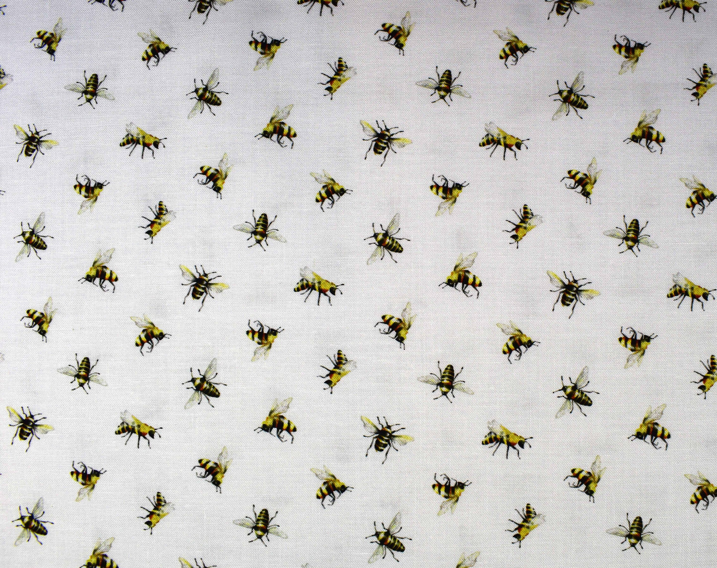 Tossed Bees fabric, quilting fabric, Scented Garden by Deborah Edwards, Price by the Half Metre The Quilt Sanctuary