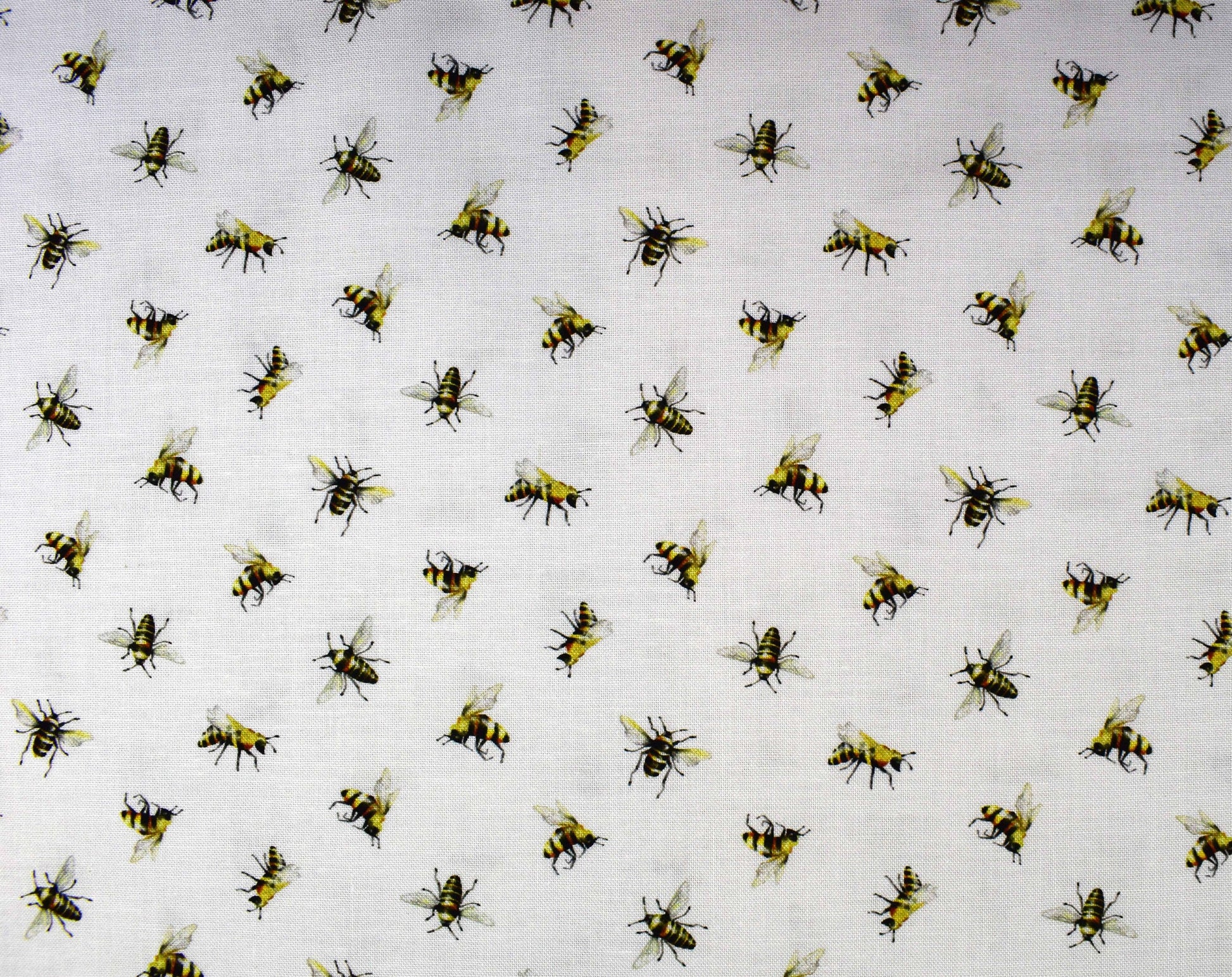 Tossed Bees fabric, quilting fabric, Scented Garden by Deborah Edwards, Price by the Half Metre The Quilt Sanctuary
