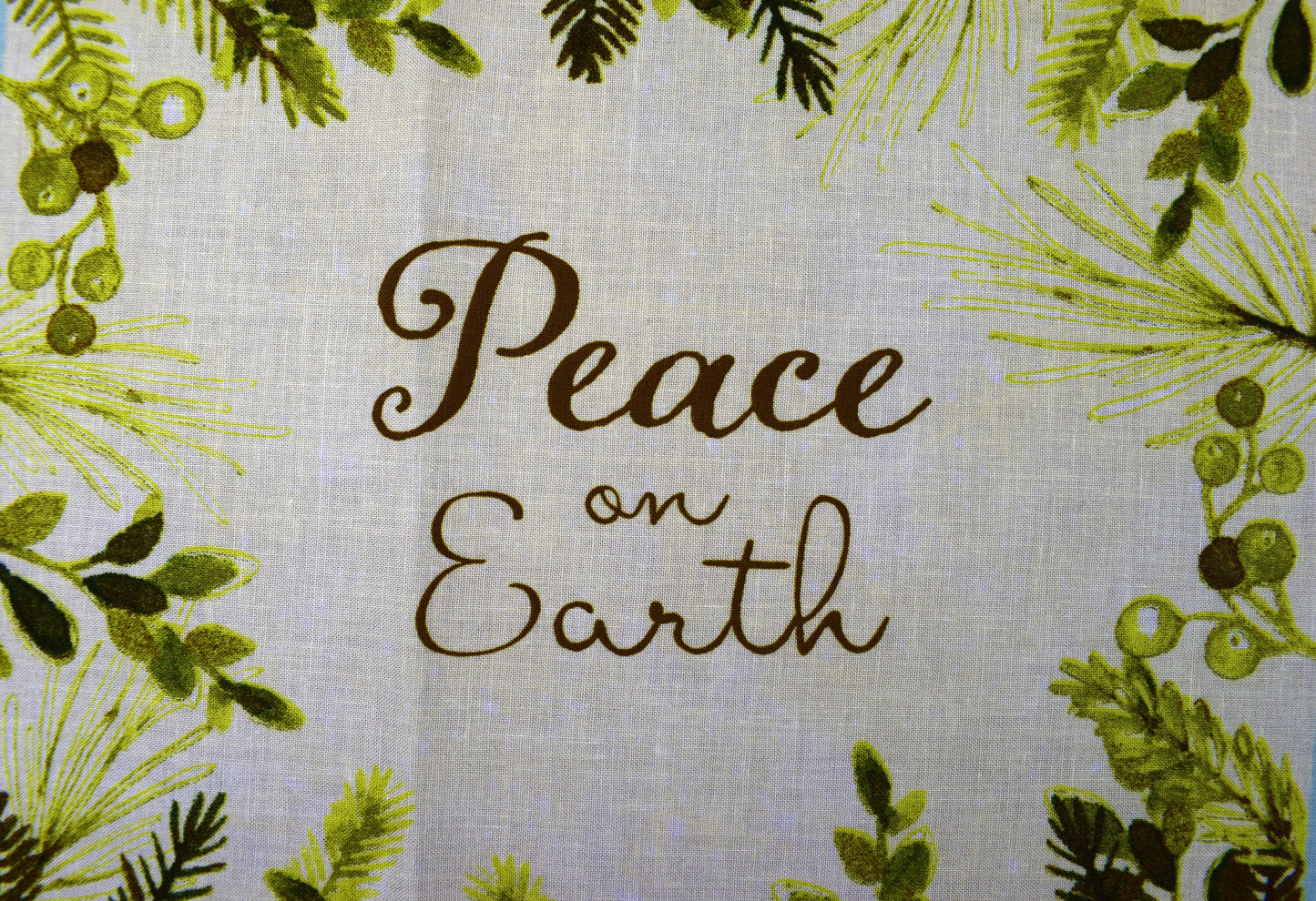 Christmas fabric panel, Christmas Quilting panel, O Christmas tree The Quilt Sanctuary