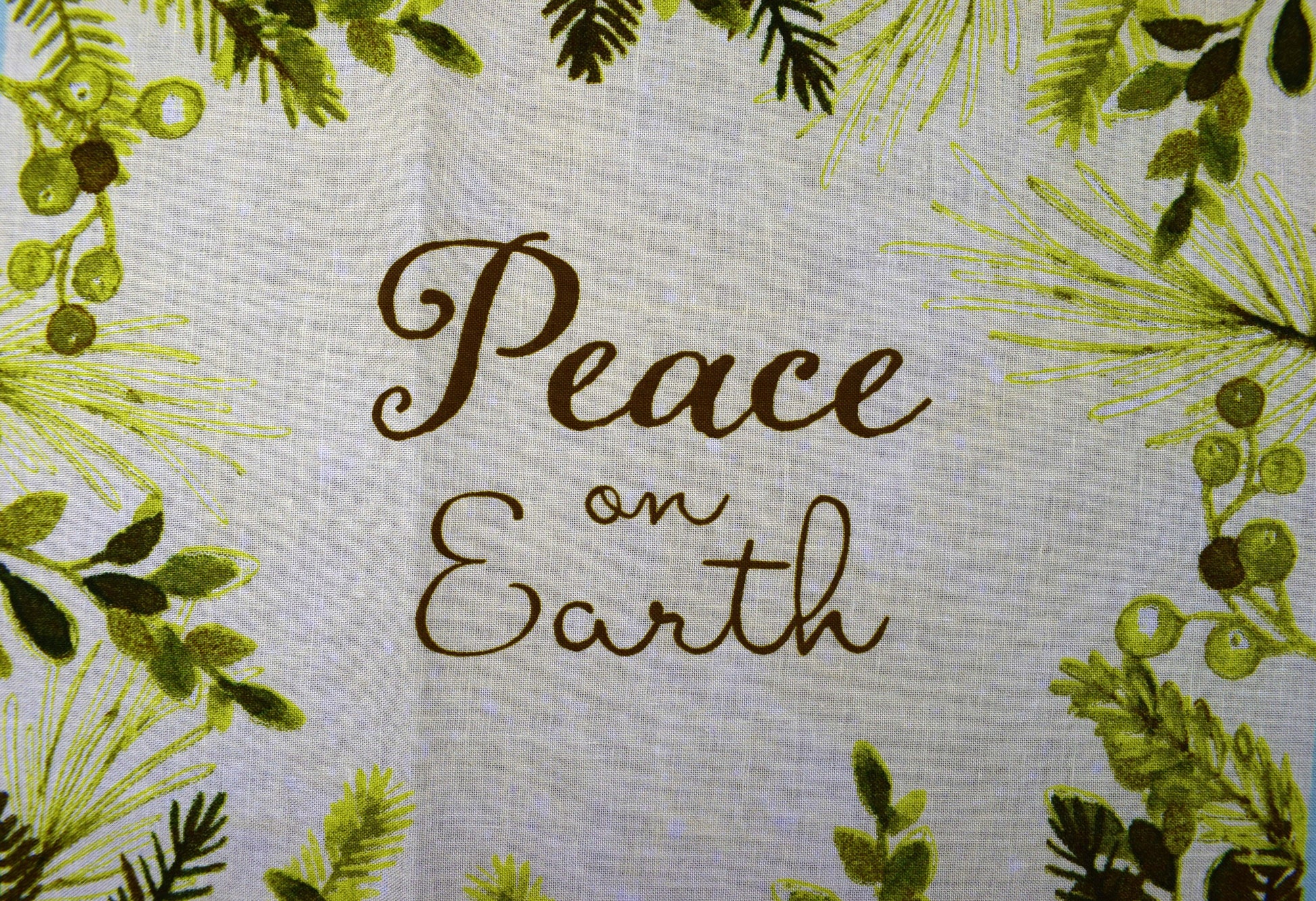 Christmas fabric panel, Christmas Quilting panel, O Christmas tree The Quilt Sanctuary