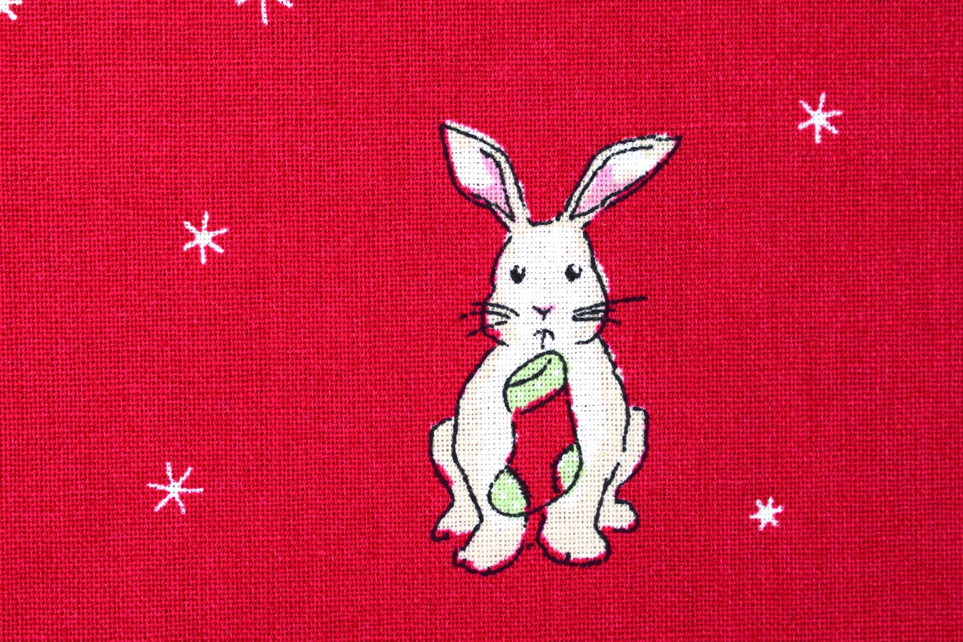 Bunny Rabbit Christmas fabric - Christmas Critters by Debbie Shore - Price by the Half Metre The Quilt Sanctuary