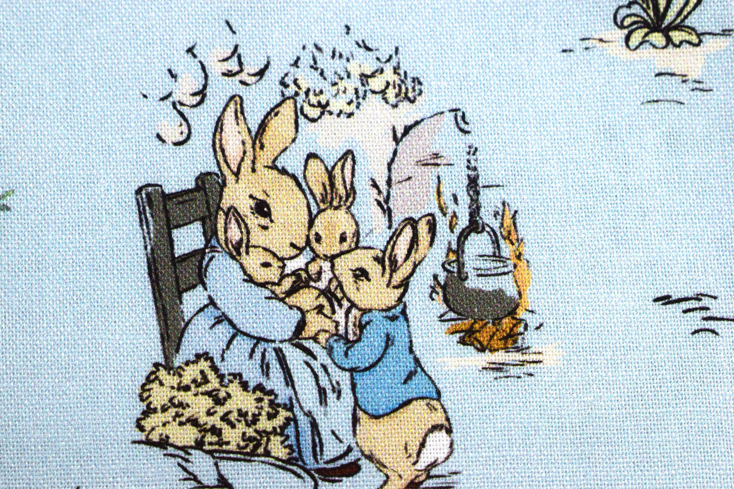 Blue Peter Rabbit quilting fabric, Peter Rabbit, Beatrix Potter - Price by the Half Metre The Quilt Sanctuary