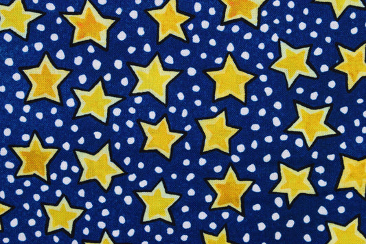 Starry night fabric, Christmas Fabric, holiday quilting fabric, Price by the Half Metre The Quilt Sanctuary