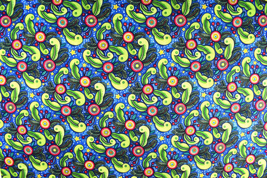 Christmas foliage fabric, Christmas Fabric, holiday quilting fabric, Price by the Half Metre The Quilt Sanctuary