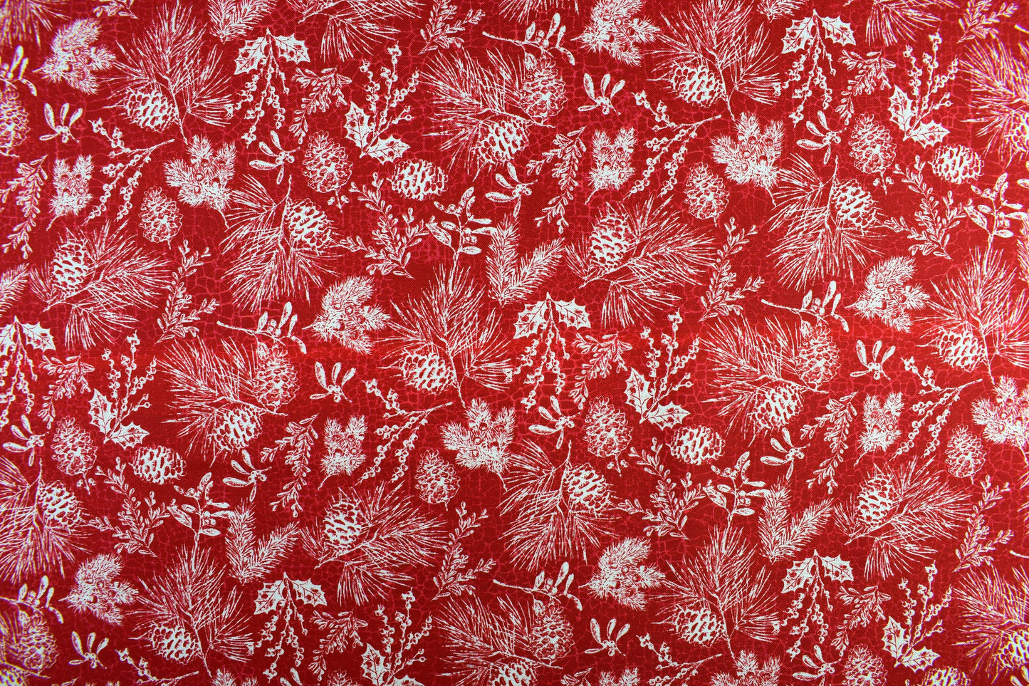 Scandi red Fabric, Traditional Christmas fabric, quilting fabric, Alpine Winter, Price by the Half Metre The Quilt Sanctuary