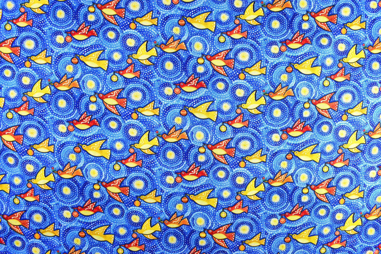 12 days of Christmas fabric, holiday quilting fabric, Price by the Half Metre The Quilt Sanctuary