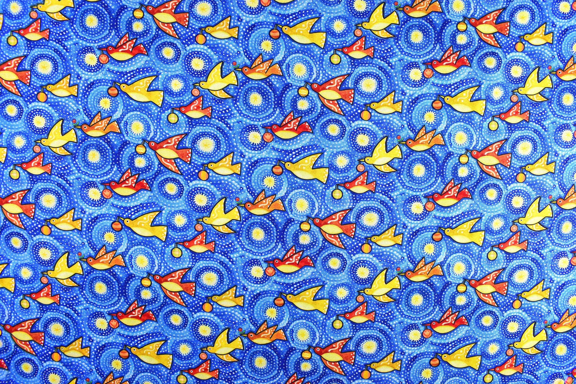 12 days of Christmas fabric, holiday quilting fabric, Price by the Half Metre The Quilt Sanctuary