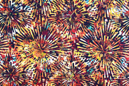Burnt Orange batik fabric, Quilting fabric, cotton fabric, Quilting Treasures, Savannah, Price by the Half Metre The Quilt Sanctuary
