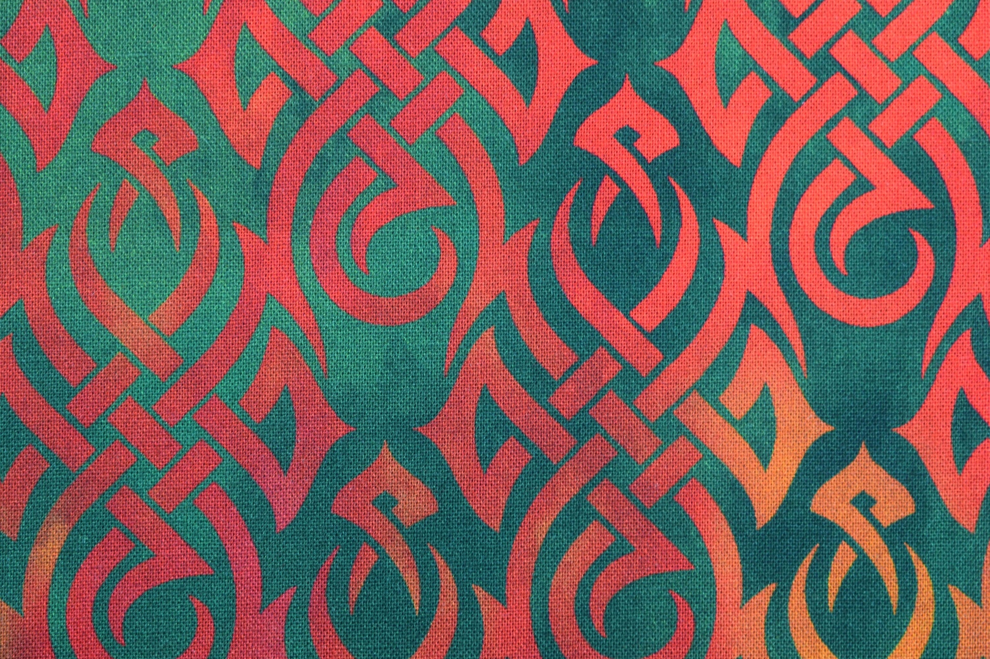 Celtic fire fabric , Quilting fabric, Ancient Dragons - Price by the Half Metre The Quilt Sanctuary