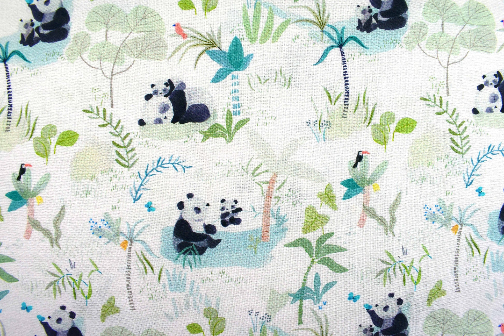 Panda fabric, Quilting fabric, cotton fabric, Giant pandas, dear Stella - Price by the Half Metre The Quilt Sanctuary